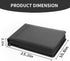 Smarpau Business Checkbook Binder, 7 Ring PU Leather, Holds 600 Checks, Black