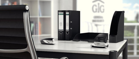 Leitz Mini Stapler - Black, 10 Sheet Capacity