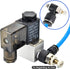 TAILONZ PNEUMATIC 3 Pack SL6-M5 Push to Connect Air Line Fitting Air Flow Control Valve