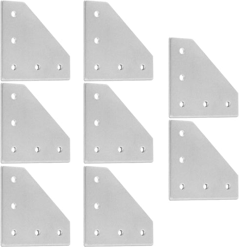 4040 Aluminum Extrusion Connector Bracket Set, 8PCS Joint Plates, M5 Wrench, T-Slot Nuts for 4040 Profile