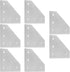 4040 Aluminum Extrusion Connector Bracket Set, 8PCS Joint Plates, M5 Wrench, T-Slot Nuts for 4040 Profile