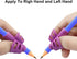 Kyuionty 6 Pcs Pencil Grips Kids Handwriting, Multicolor Grip Posture Correction Writing Aid Tool Grippers, Perfect