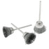 20Pcs Wire Wheel Brushes Cup-shape Steel Wire Brushes with 3/32" Shank for Rotary Tools, Bowl-Shape Polishing Cleaning Tools