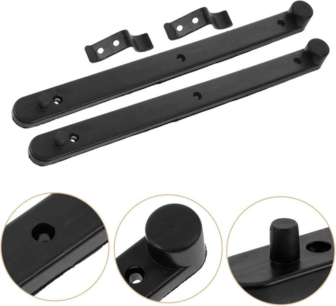 Cabilock Slide Rails for Cabinet Concealed Plastic Grooved for Bedside Tables and Wardrobe Dressers Space-Saving