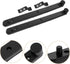 Cabilock Slide Rails for Cabinet Concealed Plastic Grooved for Bedside Tables and Wardrobe Dressers Space-Saving