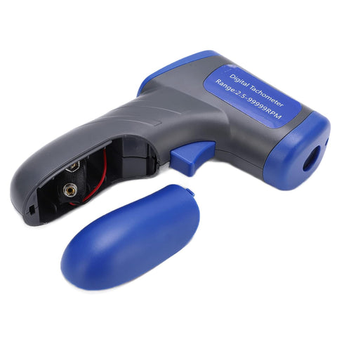 Industrial Tachometers Gauge, Digital Photoelectric RPM Meter, Non-Contact RPM Gun Tachometer with LCD Display