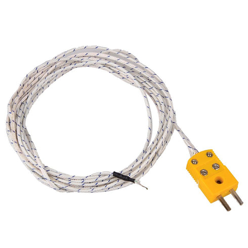 szzijia 5pcs 3M K Type Mini-Connector Thermocouple Temperature Probe, Measure Range -50~700°C