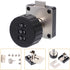 2pcs Angoily Cabinet Combination Lock for Desk Drawer and Bedside Table, Keyless Password Security Lock for File