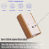1-Pack 2700K LANDGOO Wood Step Light with Motion Sensor, Rechargeable Stair Night Light, Beech Wood Warm White LED Wall