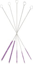 Professional Tube Cleaning Brush Set, Purple, 5 Pc. Kit for Bottles, Straws, and Detailing