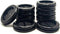 1-3/8 in Rubber Grommets for Wiring, Double-Sided Rubber Plugs for Round Holes, 10 Pcs