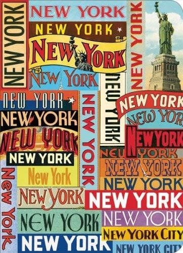 Cavallini Mini Notebooks, New York, 4 x 5, 3 Mini Notebooks