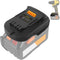 Adapter for Ridgid AEG 18V Battery: Compatible with DeWalt 20V MAX XR Cordless Tools, Adapter Only