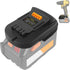 Adapter for Ridgid AEG 18V Battery: Compatible with DeWalt 20V MAX XR Cordless Tools, Adapter Only