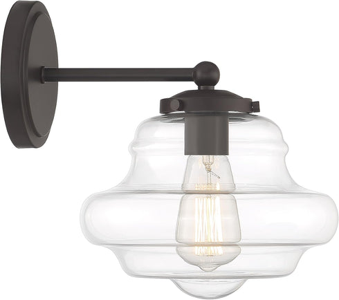 Savoy House M90091ORB 1-Light 60 Meridian Wall Sconce, Watts, Oil Rubbed Bronze