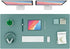 K KNODEL Large Desk Mat, Office Desk Pad, Computer Desk Mat, 47.2"x23.6", Green, Desk Protector Mat, Writing Pad