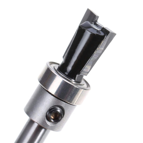 1/4" Shank Dovetail Router Bit, 10 Degree Wood Milling Cutter Tool for Furniture Building Cabinet Making