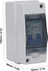 DC Disconnect Switch, 1000V 40A Miniature Circuit Breaker with IP65 Cover for Home RV Solar Panel System