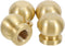 KaiYeA Brass Cutting Board Feet 8pcs Brass Wooden Box Ball Shaped Polished Tray