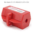 FILFEEL 4pcs Plastic Electrical Plug Lockout - Industrial Tool for Most Plugs and Shackle Diameter, ABS Material