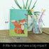 Tree-Free Greetings EcoNotes 12 Count Whimsical Fox Notecard Set with Envelopes, 4 x 6 Inches (FS56135)