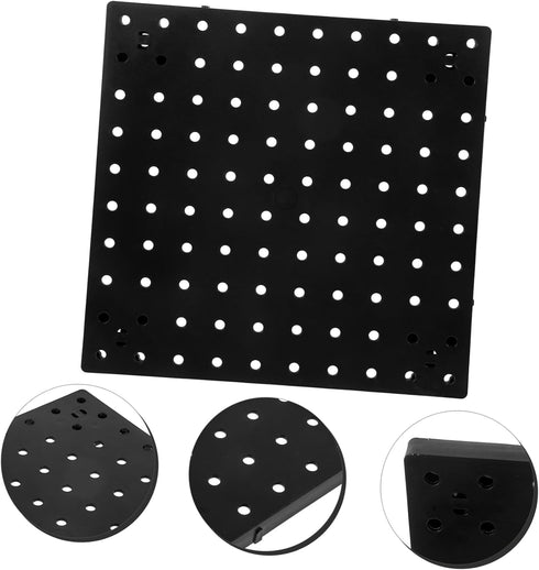 Metal Garage Wall Panels - Utility Pegboard Organizer with Storage Bins