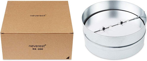 8" neverest RK Backdraft Shutter Damper Connector Duct Professional