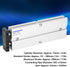 Air Cylinder Aluminum Alloy TN16 0.10.9MPa 10200mm Pneumatic Double Acting Cylinder (TN16X100-S) aluminum alloy cylinder