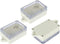 YXQ ABS Junction Box Grey Plastic Waterproof Dustproof Project Enclosure Case, 83x58x33mm with Clear Cover (3Pcs)