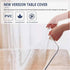 Ldhpaxl 1.5mm 19"x19", Thick Waterproof Desk Mat Clear PVC Table Protector, for Coffee Table, Writing Desk & Sofa Side