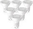 SHINESTAR GU10 LED Bulb, 6-Pack, 5.5W (50W Equivalent), Dimmable Recessed Light, 5000K Daylight White, 500LM, GU10 Base