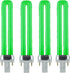 Diodesy- Compact Fluorescent Single U-Shaped Twin Tube Green Light Bulb Plugin PL