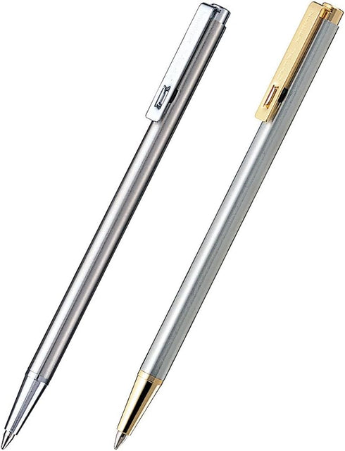 Zebra Mini Ballpoint Pen, 0.7 mm, Silver Body, Black Ink (T-3)