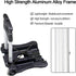 110-lbs Sutekus Folding Hand Truck and Dolly Lightweight Portable Luggage Cart for School Travel Office Moving (Black)