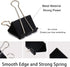 Extra Large 2.4 Inch Binder Clips (20 Pack), Upgrade Big Paper Clamps for Office and Home, Black