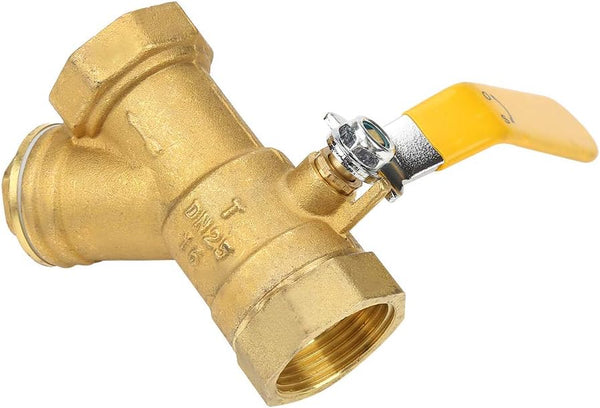 1" BSP DN25 Female Thread Y Type Brass Strainer Filter Ball Valve, Pipe Fittings Adaptor for Water, Gas, Oil