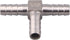 Stainless Steel 1/2" Hose Barb, 3 Way Tee T Shape Union Barbed Splitter Fitting