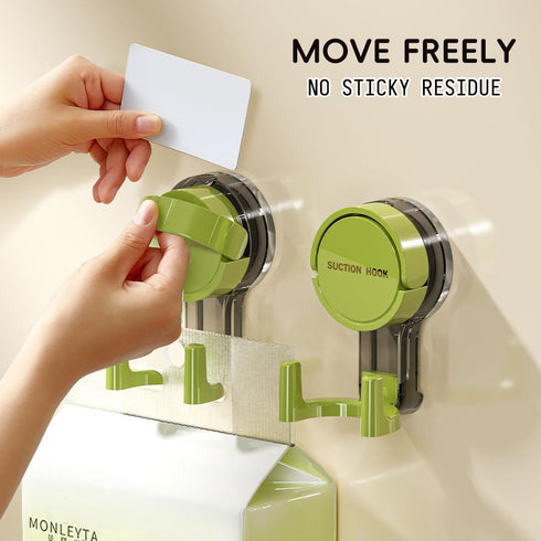 Generic 3 Pack Strong Locking Shower Suction Cup Hook, Waterproof and Moisture-Proof Towel Hooks, Removable