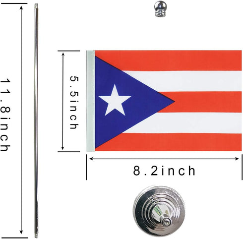 Puerto Rico Flag - Perfect Desk & Office Decor for Festivals & Celebrations