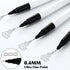 Affrolling 200 Pack 0.4mm Set, Ultra Fine Point Permanent Marker Bulk, Fine Tip Permanent Markers Quick Dry