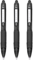 Zebra Z-Grip Smooth Mini Retractable Ballpoint Pens, 1.0mm Black, Pack of 3