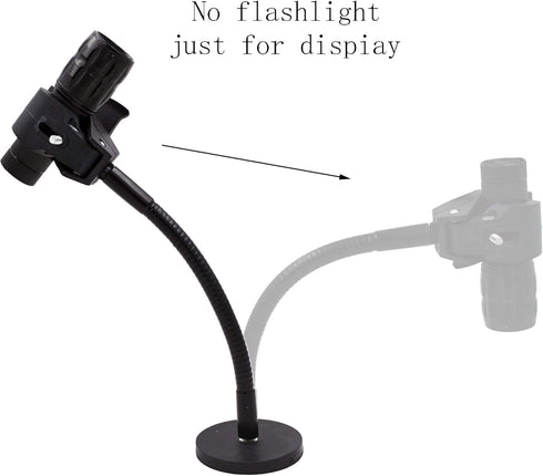 YYST Flashlight Magnetic Base Mount - No Flashlight Included