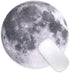ProElife Round Mouse Pad Gaming Cute Moon Mousepad, 8.66-Inch Non-Slip Rubber Base for Home Office