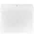 JAM PAPER Clear Plastic Envelopes with Button & String Tie Closure, Legal Booklet, 12/Pack