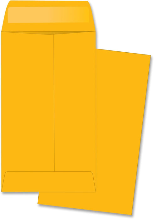 Business Source 04441 Coin Envelopes, No.3, 24lb., 500/BX, Kraft, 2-1/2" x 4-1/4"