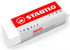 STABILO Coloured Pencil Pack of 2 - Black & White + Legacy Eraser for Almost All Surfaces