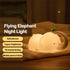 3 Dimmable S NMT Cute Elephant Silicone Night Light LED Novelty Lamp Level Nursery Nightlight USB Rechargeable Timing