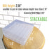 36 Piece Small 5ml Graduated Vials with Storage Box Rack, Leakproof Liquid Sample Vial Holder Container