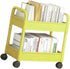 Generic Rolling Cart, 2-Tier Utility Cart with Sturdy Shelves for Kitchen, Bedroom, Office,