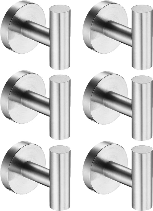 Nolimas Bathroom Towel Hooks SUS 304 Stainless Steel Coat Hook Round Clothes